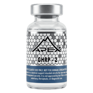 GHRP-2 lyophilized research peptide vial – Apex Laboratory