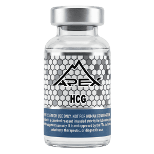 HCG (human chorionic gonadotropin) research reagent container — Apex Laboratory